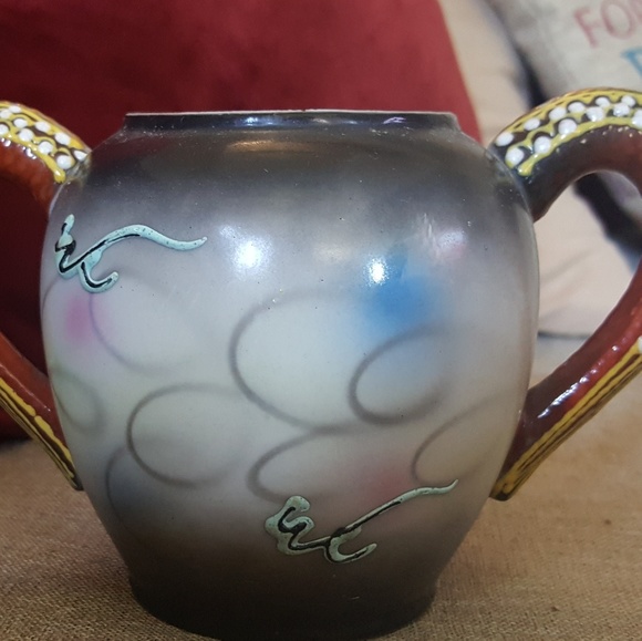 Vintage Dragonware Moriage by IISA, sugar bowl - Picture 2 of 7